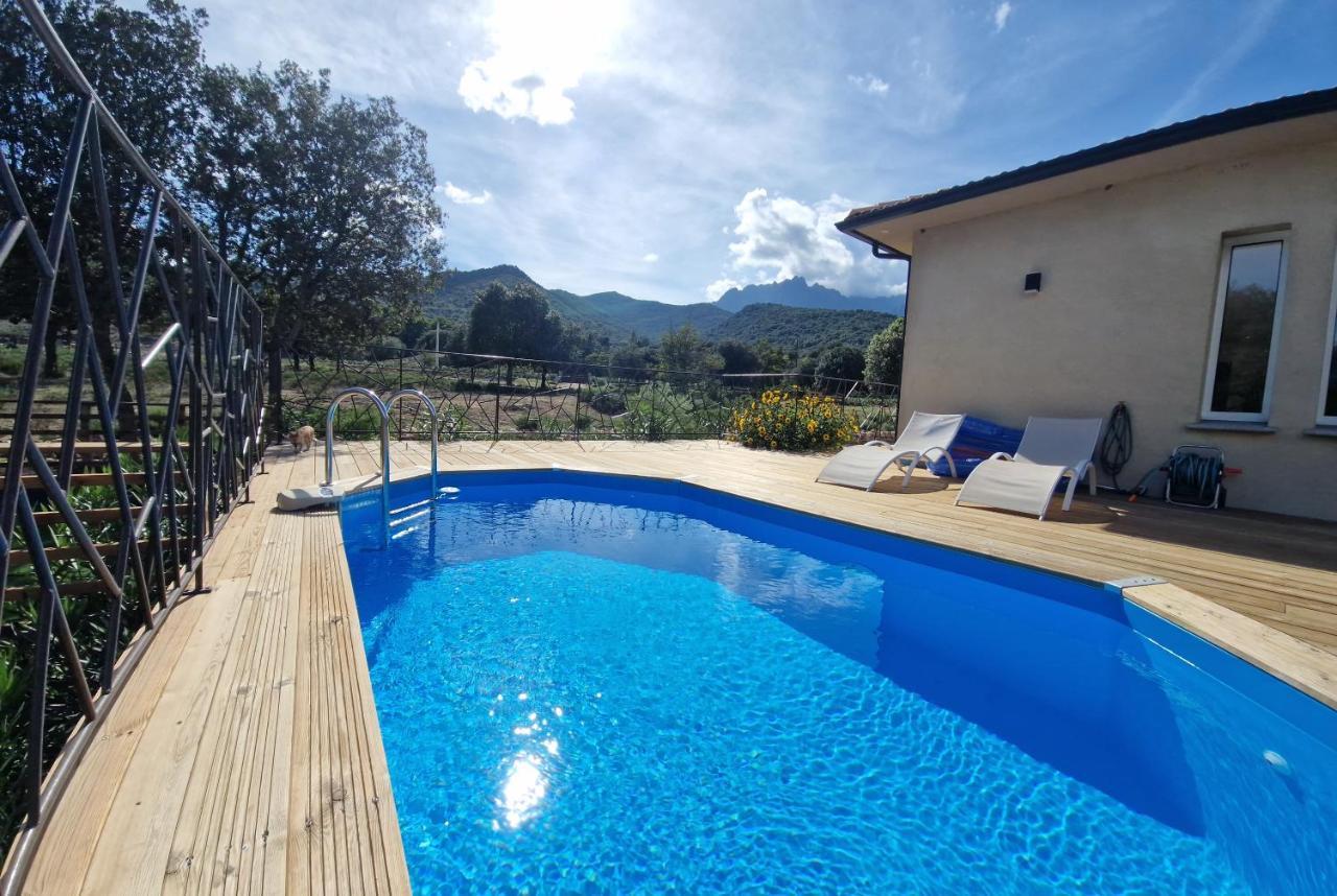 Domaine U Filanciu - Casa Chiara - Centru Di Corsica Villa Moltifao Eksteriør billede